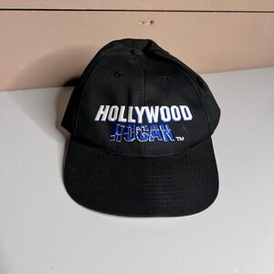 Vintage 1998 WCW nWo Hollywood Hogan Snapback Hat Black Wrestling Cap 90s nWo